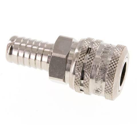 Staal/Messing DN 7.2 (Euro) Safety Luchtkoppeling Snelkoppeling 13 mm Slangpilaar
