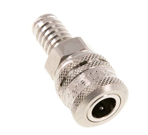 Staal/Messing DN 7.2 (Euro) Safety Luchtkoppeling Snelkoppeling 13 mm Slangpilaar