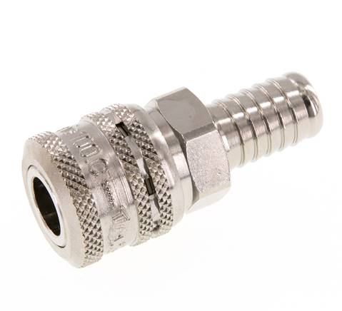 Staal/Messing DN 7.2 (Euro) Safety Luchtkoppeling Snelkoppeling 13 mm Slangpilaar
