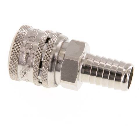 Staal/Messing DN 7.2 (Euro) Safety Luchtkoppeling Snelkoppeling 13 mm Slangpilaar