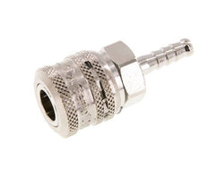 Staal/Messing DN 7.2 (Euro) Safety Luchtkoppeling Snelkoppeling 6 mm Slangpilaar