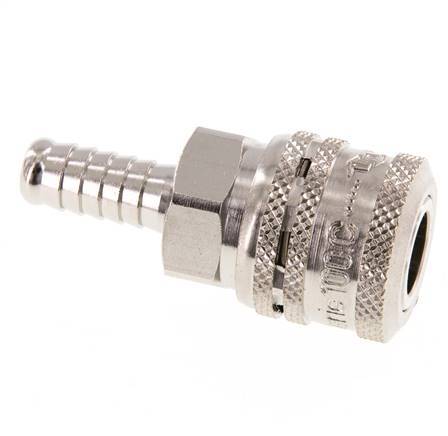 Staal/Messing DN 7.2 (Euro) Safety Luchtkoppeling Snelkoppeling 9 mm Slangpilaar