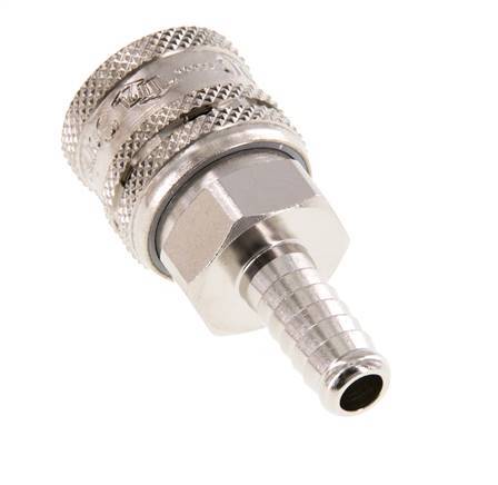 Staal/Messing DN 7.2 (Euro) Safety Luchtkoppeling Snelkoppeling 9 mm Slangpilaar