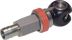 Staal/Messing DN 8 Safety Luchtkoppeling Snelkoppeling 9 mm Slangpilaar