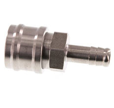 RVS DN 7.2 (Euro) Luchtkoppeling Snelkoppeling 10 mm Slangpilaar