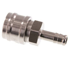 RVS DN 7.2 (Euro) Luchtkoppeling Snelkoppeling 9 mm Slangpilaar