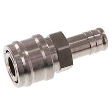 RVS DN 7.2 (Euro) Luchtkoppeling Snelkoppeling 13 mm Slangpilaar Double Shut-Off