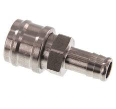 RVS DN 7.2 (Euro) Luchtkoppeling Snelkoppeling 13 mm Slangpilaar Double Shut-Off