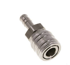 RVS DN 7.2 (Euro) Luchtkoppeling Snelkoppeling 8 mm Slangpilaar Double Shut-Off