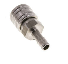 RVS DN 7.2 (Euro) Luchtkoppeling Snelkoppeling 8 mm Slangpilaar Double Shut-Off
