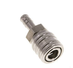 RVS DN 7.2 (Euro) Luchtkoppeling Snelkoppeling 9 mm Slangpilaar Double Shut-Off