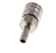 RVS DN 7.2 (Euro) Luchtkoppeling Snelkoppeling 9 mm Slangpilaar Double Shut-Off