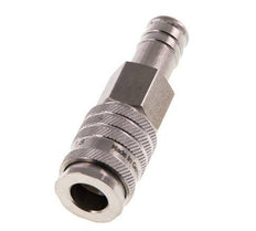 RVS DN 7.8 Luchtkoppeling Snelkoppeling 13 mm Slangpilaar Double Shut-Off