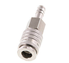 RVS DN 7.8 Luchtkoppeling Snelkoppeling 9 mm Slangpilaar Double Shut-Off