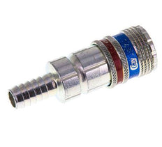 Staal/Messing DN 7.6 (7.2 Euro) Safety Luchtkoppeling Snelkoppeling 10 mm Slangpilaar