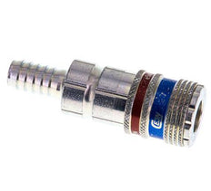 Staal/Messing DN 7.6 (7.2 Euro) Safety Luchtkoppeling Snelkoppeling 10 mm Slangpilaar