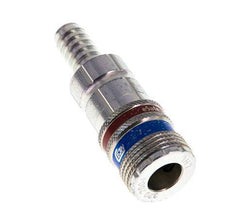 Staal/Messing DN 7.6 (7.2 Euro) Safety Luchtkoppeling Snelkoppeling 10 mm Slangpilaar
