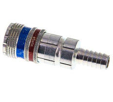 Staal/Messing DN 7.6 (7.2 Euro) Safety Luchtkoppeling Snelkoppeling 10 mm Slangpilaar