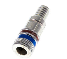 Steel/brass DN 7.6 (7.2 Euro) Safety Air Coupling Socket 13 mm Hose Pillar
