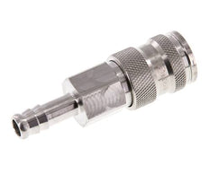 RVS 316L DN 7.8 Luchtkoppeling Snelkoppeling 9 mm Slangpilaar Double Shut-Off