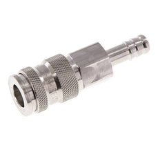 RVS 316L DN 7.8 Luchtkoppeling Snelkoppeling 9 mm Slangpilaar Double Shut-Off