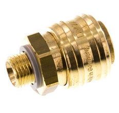 Brass DN 7.2 (Euro) Air Coupling Socket G 1/4 inch Male