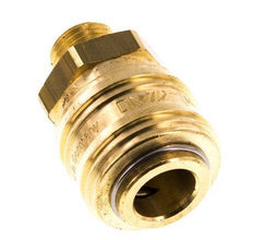 Brass DN 7.2 (Euro) Air Coupling Socket G 1/4 inch Male