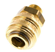 Brass DN 7.2 (Euro) Air Coupling Socket G 1/4 inch Male