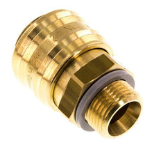 Messing DN 7.2 (Euro) Luchtkoppeling Snelkoppeling G 3/8 inch Buitendraad Double Shut-Off