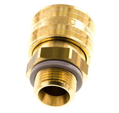 Messing DN 7.2 (Euro) Luchtkoppeling Snelkoppeling G 3/8 inch Buitendraad Double Shut-Off