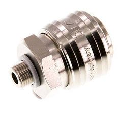 Vernikkeld Messing DN 7.2 (Euro) Luchtkoppeling Snelkoppeling G 1/8 inch Buitendraad