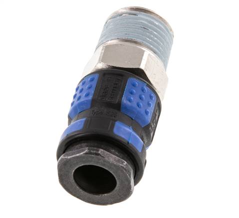 Vernikkeld Messing DN 7.8 Luchtkoppeling Snelkoppeling R 1/2 inch Buitendraad