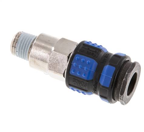 Vernikkeld Messing DN 7.8 Luchtkoppeling Snelkoppeling R 1/4 inch Buitendraad