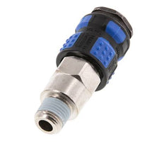 Vernikkeld Messing DN 7.8 Luchtkoppeling Snelkoppeling R 1/4 inch Buitendraad