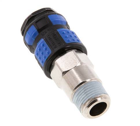 Vernikkeld Messing DN 7.8 Luchtkoppeling Snelkoppeling R 3/8 inch Buitendraad