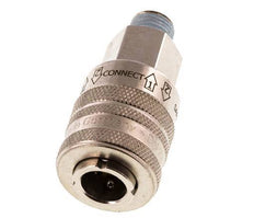 Vernikkeld Messing DN 7.8 Safety Luchtkoppeling Snelkoppeling R 1/4 inch Buitendraad