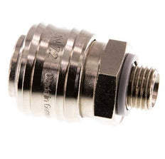 Vernikkeld Messing DN 7.2 (Euro) Luchtkoppeling Snelkoppeling G 1/4 inch Buitendraad