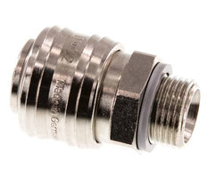 Vernikkeld Messing DN 7.2 (Euro) Luchtkoppeling Snelkoppeling G 3/8 inch Buitendraad
