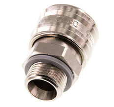 Vernikkeld Messing DN 7.2 (Euro) Luchtkoppeling Snelkoppeling G 3/8 inch Buitendraad Double Shut-Off