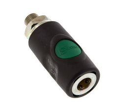Composiet materiaal DN 7.4 Safety Luchtkoppeling Snelkoppeling met Drukknop G 1/4 inch Buitendraad