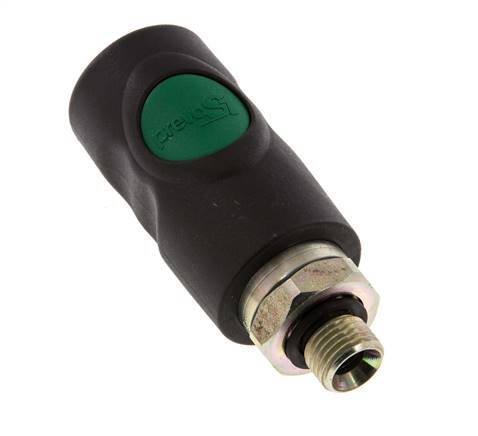 Composiet materiaal DN 7.4 Safety Luchtkoppeling Snelkoppeling met Drukknop G 1/4 inch Buitendraad