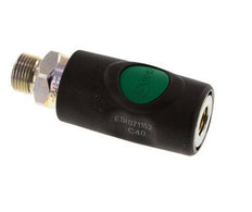 Composiet materiaal DN 7.4 Safety Luchtkoppeling Snelkoppeling met Drukknop G 3/8 inch Buitendraad
