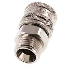 Staal/Messing DN 7.2 (Euro) Safety Luchtkoppeling Snelkoppeling G 1/2 inch Buitendraad