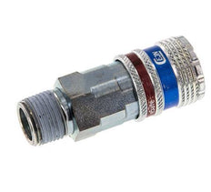 Staal/Messing DN 7.6 (7.2 Euro) Safety Luchtkoppeling Snelkoppeling R 3/8 inch Buitendraad