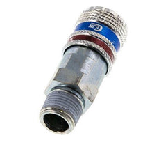 Staal/Messing DN 7.6 (7.2 Euro) Safety Luchtkoppeling Snelkoppeling R 3/8 inch Buitendraad