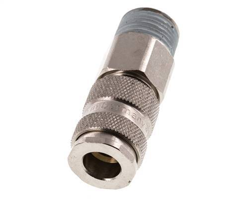 Gehard staal DN 7.8 Luchtkoppeling Snelkoppeling R 1/2 inch Buitendraad