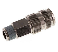 Gehard staal DN 7.8 Luchtkoppeling Snelkoppeling R 3/8 inch Buitendraad