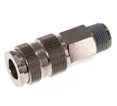 Gehard staal DN 7.8 Luchtkoppeling Snelkoppeling R 3/8 inch Buitendraad
