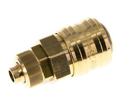 Messing DN 7.2 (Euro) Luchtkoppeling Snelkoppeling 8x10 mm Push-On Double Shut-Off