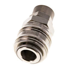 Vernikkeld Messing DN 7.2 (Euro) Luchtkoppeling Snelkoppeling 8x10 mm Push-On
